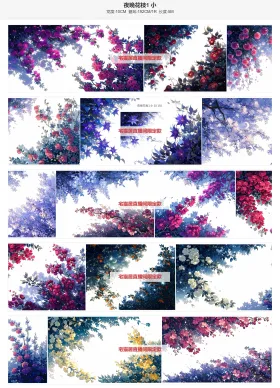 夜晚花枝1小